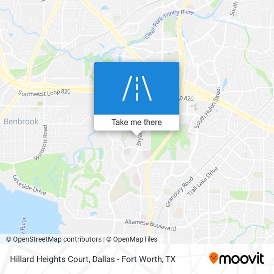 Hillard Heights Court map