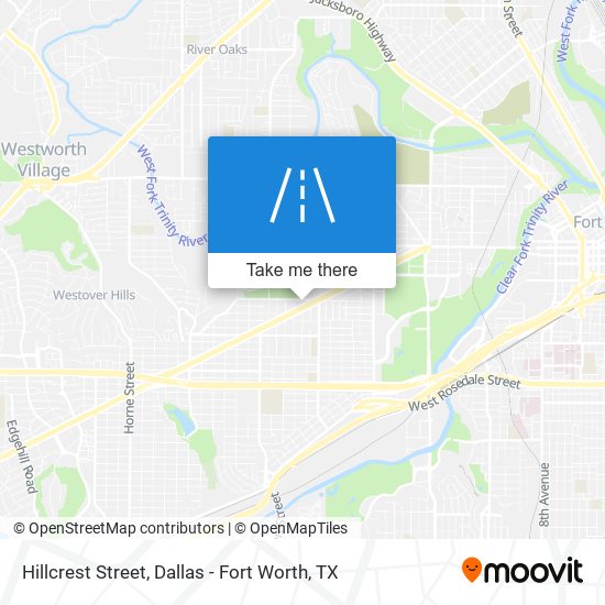 Hillcrest Street map