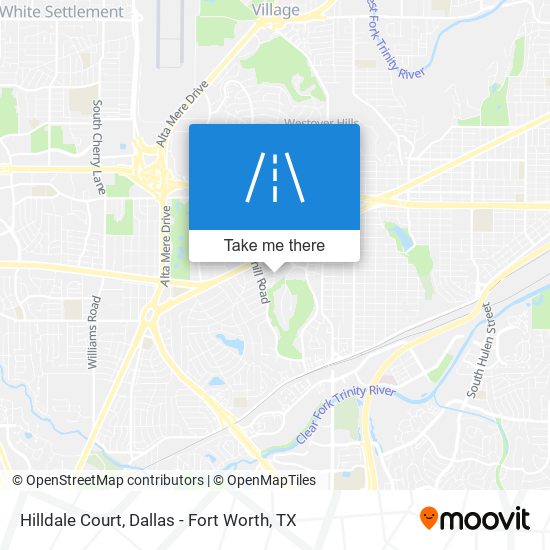 Hilldale Court map