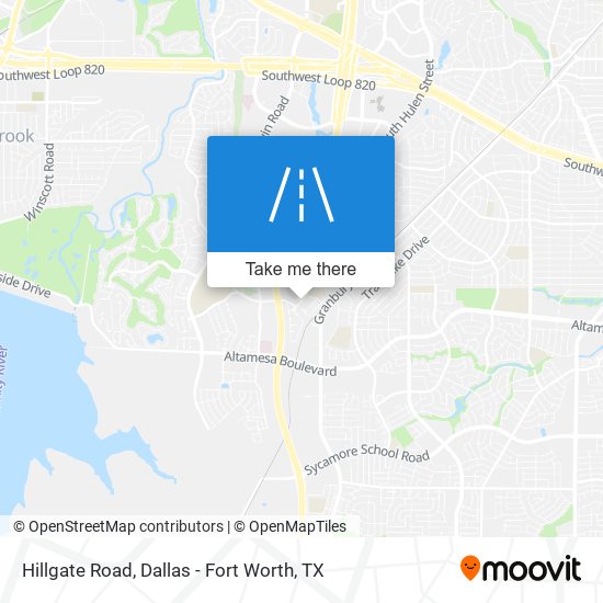 Hillgate Road map
