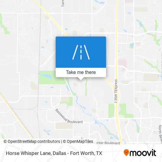 Horse Whisper Lane map