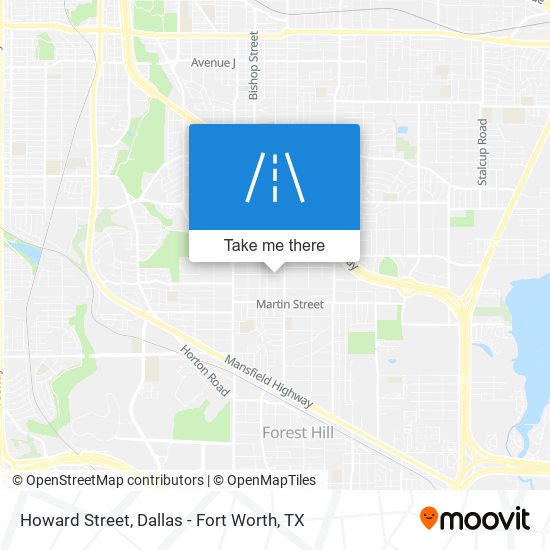 Howard Street map