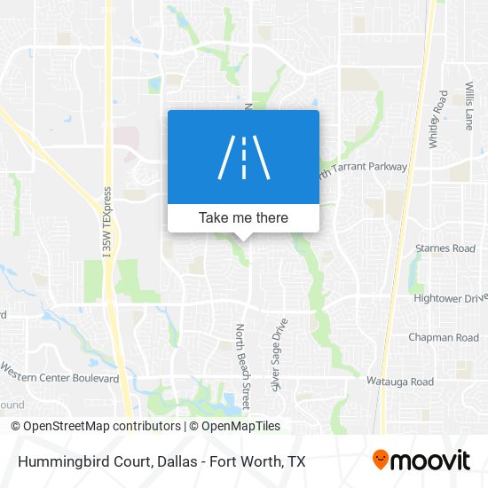 Hummingbird Court map
