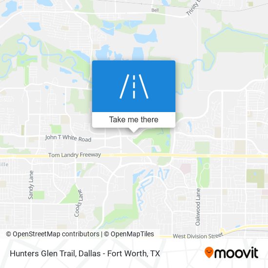 Mapa de Hunters Glen Trail