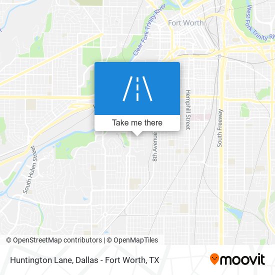 Huntington Lane map