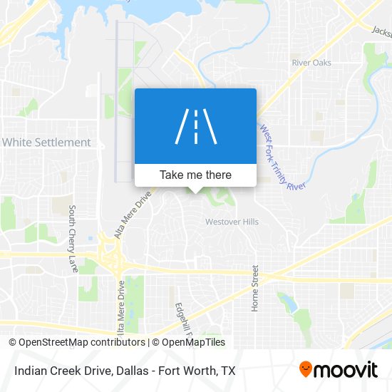 Indian Creek Drive map