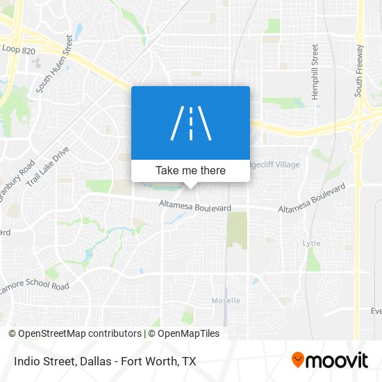 Indio Street map