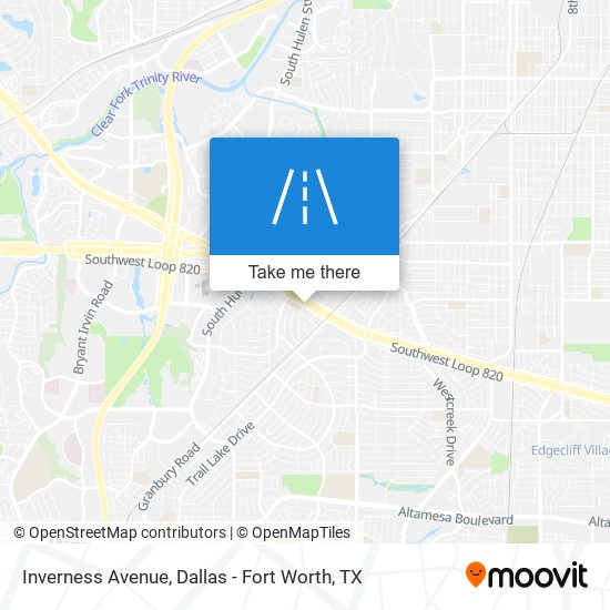 Inverness Avenue map