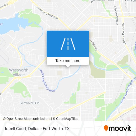 Isbell Court map