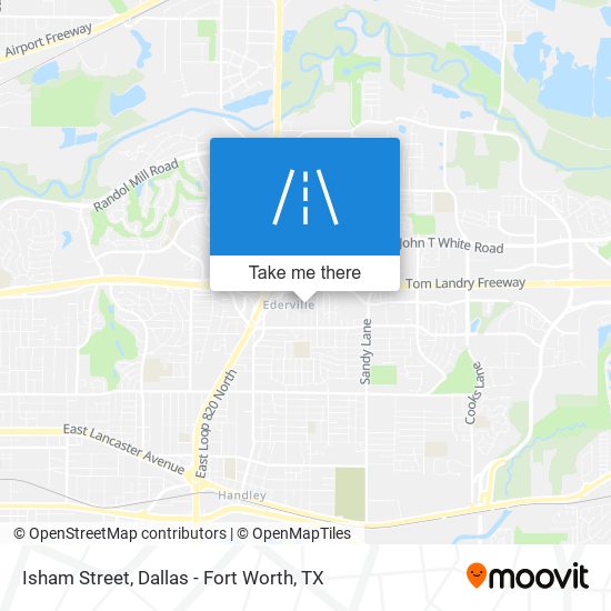Mapa de Isham Street