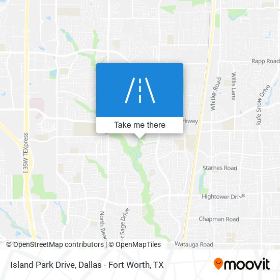 Mapa de Island Park Drive