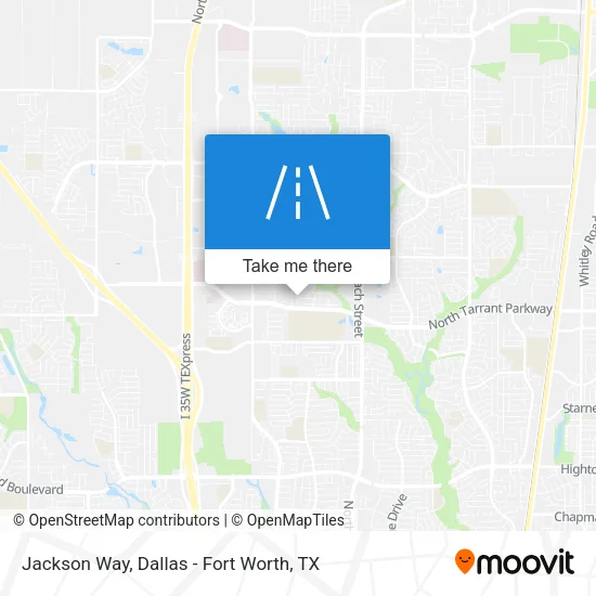 Jackson Way map