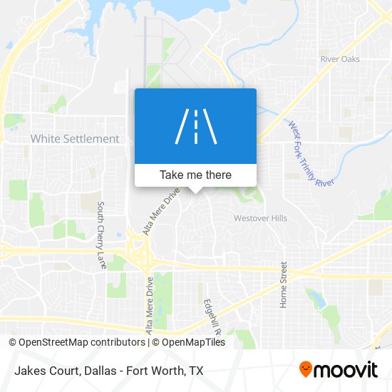 Jakes Court map