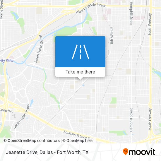 Jeanette Drive map