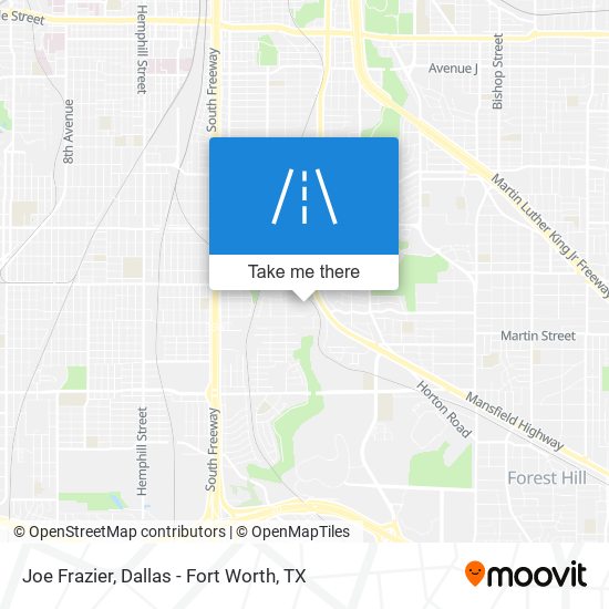 Joe Frazier map