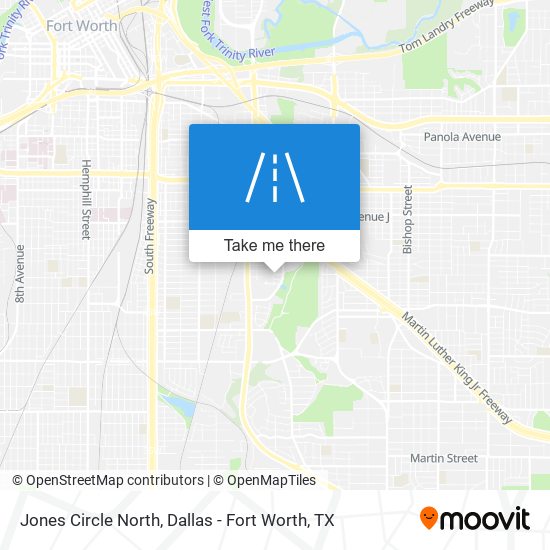 Jones Circle North map