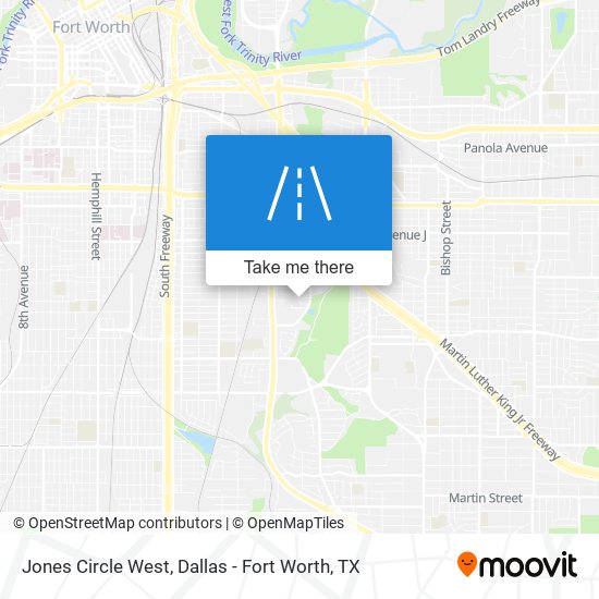 Jones Circle West map