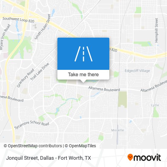 Jonquil Street map