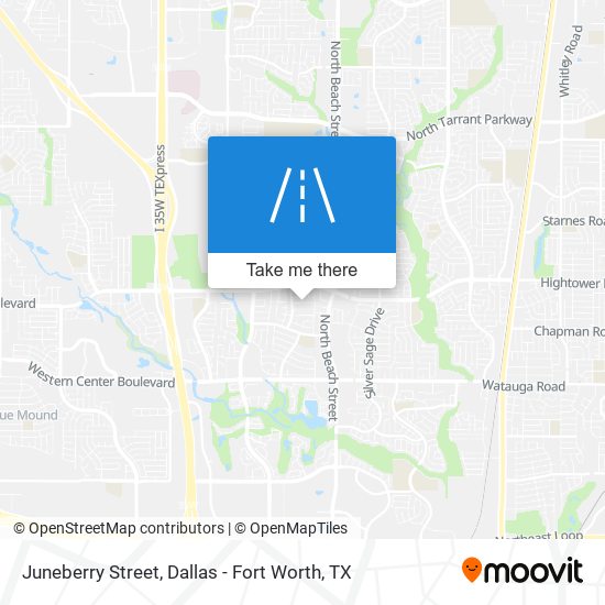 Juneberry Street map