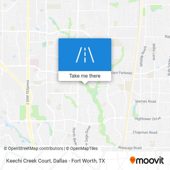 Keechi Creek Court map