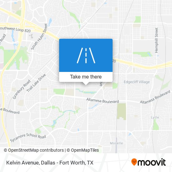 Mapa de Kelvin Avenue