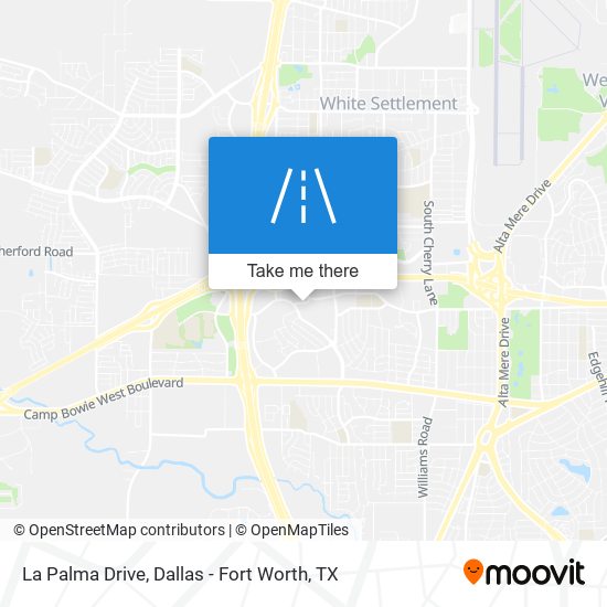 La Palma Drive map