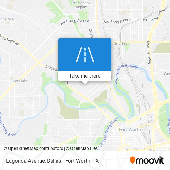 Lagonda Avenue map