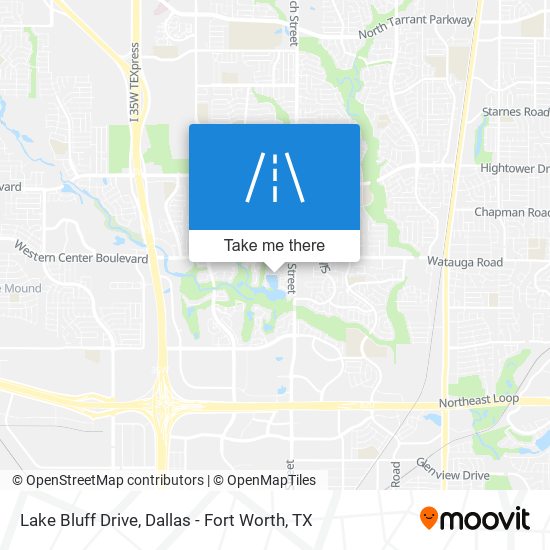 Lake Bluff Drive map