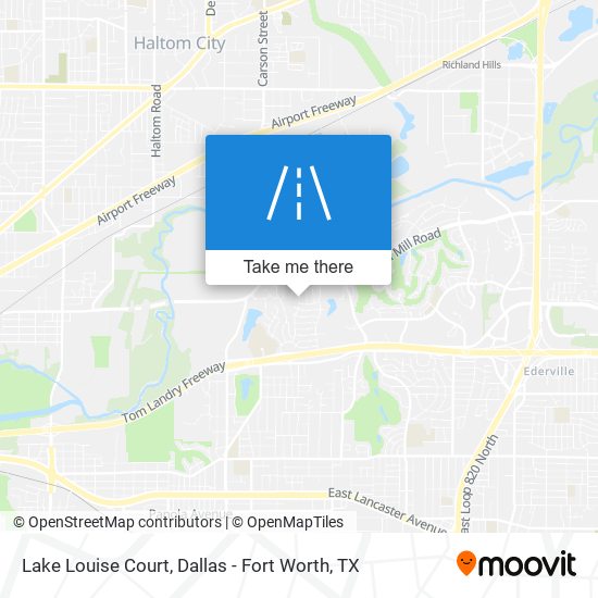 Lake Louise Court map