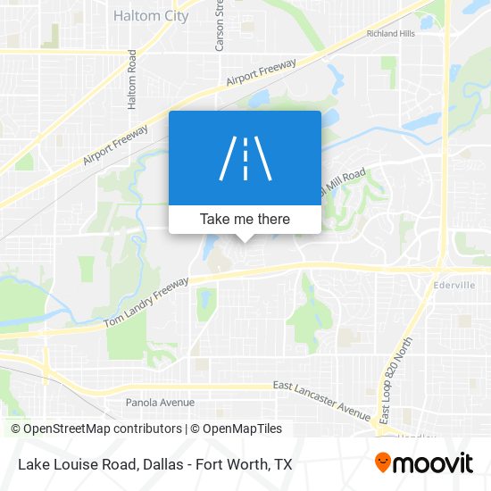 Mapa de Lake Louise Road