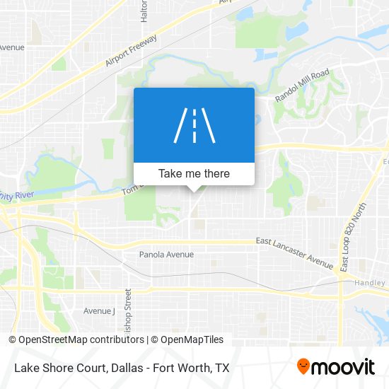 Lake Shore Court map
