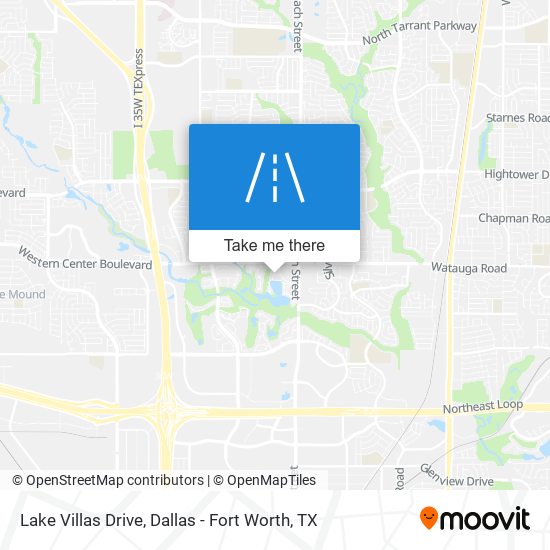 Mapa de Lake Villas Drive