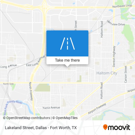 Lakeland Street map