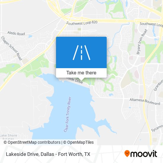 Lakeside Drive map
