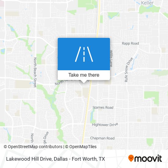 Lakewood Hill Drive map
