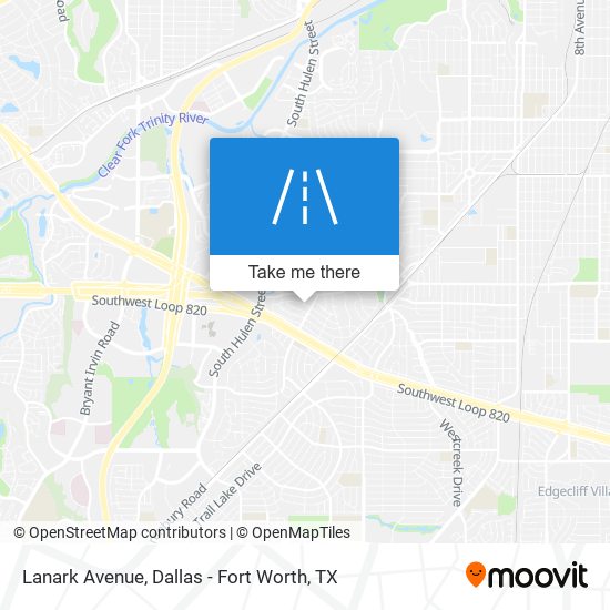 Lanark Avenue map
