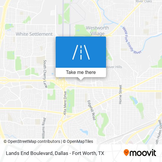 Mapa de Lands End Boulevard
