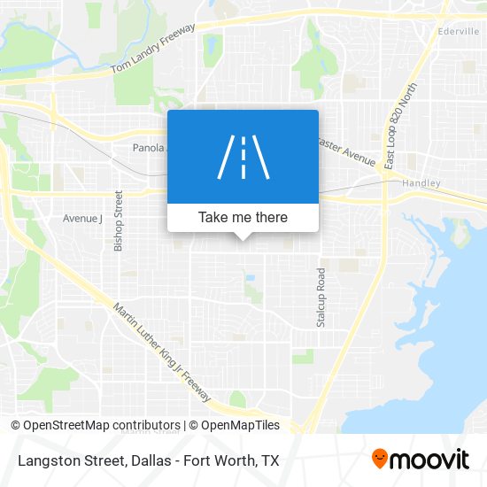 Langston Street map