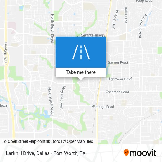 Larkhill Drive map