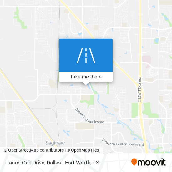 Laurel Oak Drive map