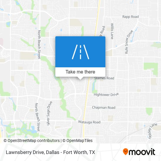 Lawnsberry Drive map