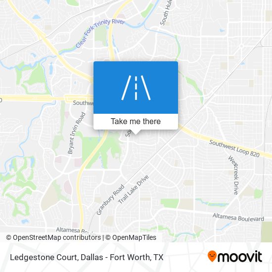 Ledgestone Court map