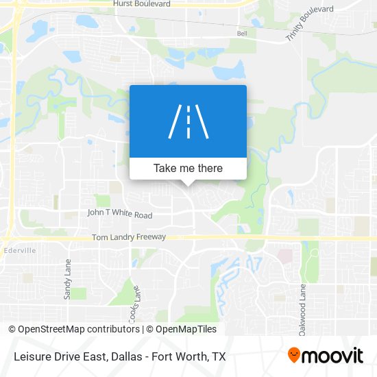 Mapa de Leisure Drive East