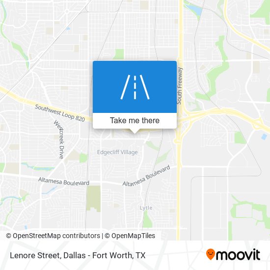 Lenore Street map