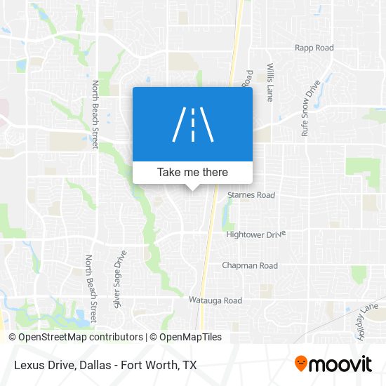 Lexus Drive map