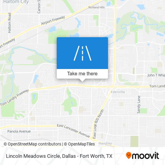 Mapa de Lincoln Meadows Circle