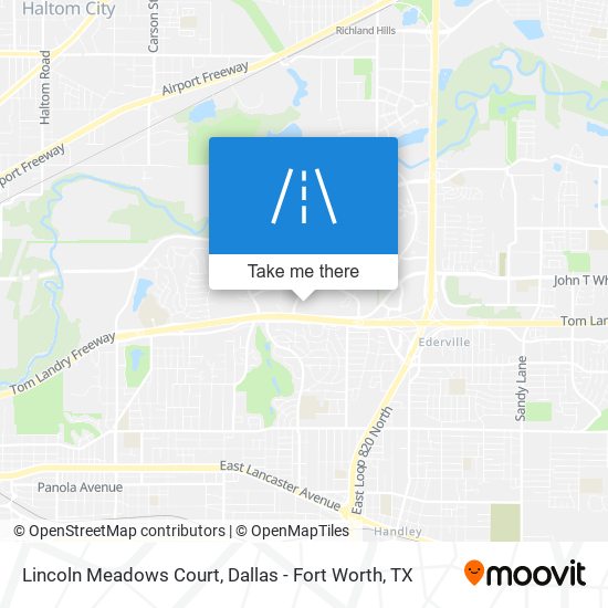 Lincoln Meadows Court map