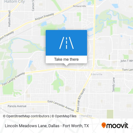 Mapa de Lincoln Meadows Lane