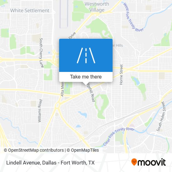 Lindell Avenue map
