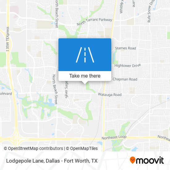 Lodgepole Lane map